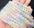 8mm Selenite Multi-Color Beads, 15.5" Strand, Natural Stone Beads for Bracelets & Necklaces