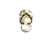 23x40mm Yellow Sea Shell Mosaic Slipper Pendant 23x40mm Yellow Sea Shell Mosaic Slipper Pendant