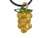 25mm Cz Grape Pendant, Citrine Color