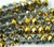 7.5x10mm 14" Strand Glazed Glass Faceted Rondelles