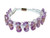 7 Inches Cz Purple Fashion Bracelet