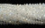 8x10mm 17" Strand White Glass Faceted Rondelles With Ab Finish