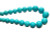 8 - 20mm 18.5 Inches Turquoise/Howlite Graduated Round Beads