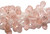 10x18mm 8 Beads Pink Glass Faceted Briolette Beads