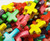 12x15mm Multi Color Howlite Cross Beads