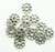8mm 50 Pieces Bali Style Pewter Petal Discs