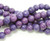 14mm 15.5 Inch Strand Purple Howlite Round Beads