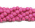 12mm 16 Inch Strand Deep Pink Howlite Round Beads