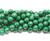 14mm 15.5 Inches Emerald Green Jade Faceted Round Beads