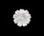 40mm Black Sea Shell Sunflower Pendant 40mm Black Sea Shell Sunflower Pendant