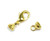 9x18mm Pack Of 4 Gold Plated Large Metal Lobster Clasp