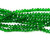 4x6mm 97 Beads 17.5" Emerald Green Glass Faceted Rondelle Beads