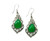 Green Malaysian Jade Teardrop Earrings Green Malaysian Jade Teardrop Earrings
