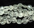 12mm Natural Crystal Smooth Coin Beads