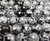 12mm Snowflake Obsidian Faceted Round Beads 12mm Snowflake Obsidian Faceted Round Beads