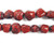 18-20x20-24mm 16" Strand Red Bamboo Coral Nugget Beads