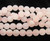 8mm 15.5" Strand Rose Quartz Matte Round Beads
