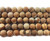 Picture jasper matte round beads