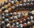 8mm Brown Striped Agate Plain Round Beads 8mm Brown Striped Agate Plain Round Beads