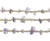 19 Inches Amethyst Chips With Brass Chain