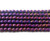 6mm Purple Hematite Matte Faceted Round Beads