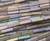 2x8mm Light Rainbow Hematite Matte Rectangle Beads
