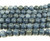 Natural blue coral round beads