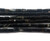4x9mm Black Agate Cylinder Tube Beads