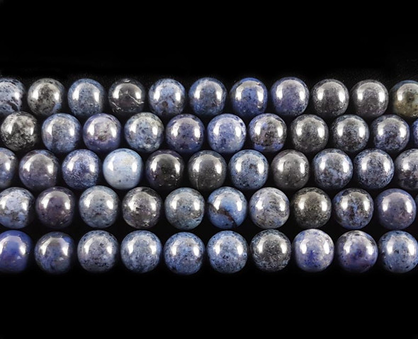 8mm Dumortierite Round Beads