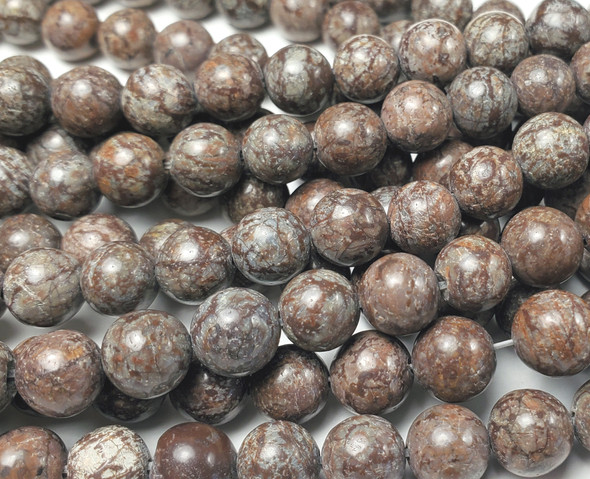 6mm Chocolate Jasper Round Beads