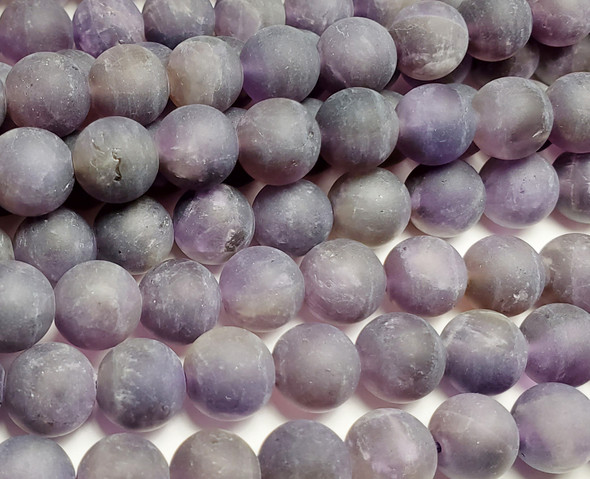 8mm Deep Purple Amethyst Matte Round Beads 8mm Deep Purple Amethyst Matte Round Beads