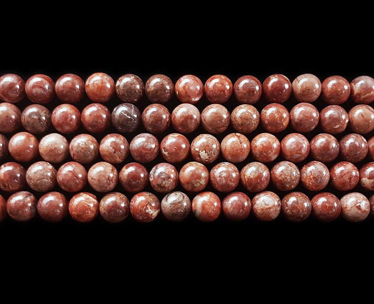 10mm Pomergranite Jasper Round Beads