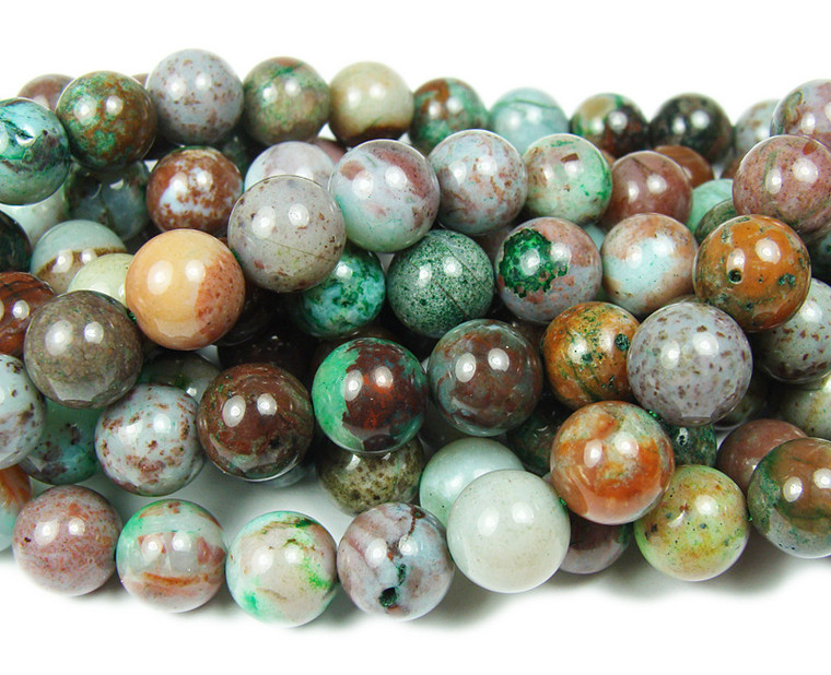 12mm Australian Eclogite Smooth Round Beads