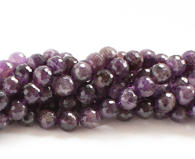 16mm 25 Beads Amethyst Faceted Round Beads