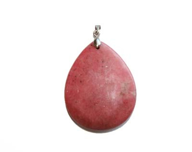 35x45mm Rhodonite Teardrop Pendant