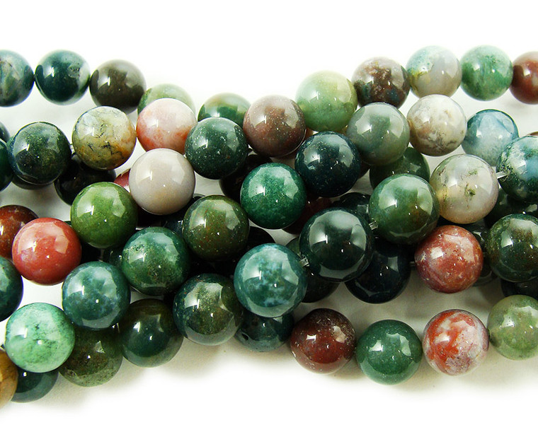 12mm Indian Agate Round Beads