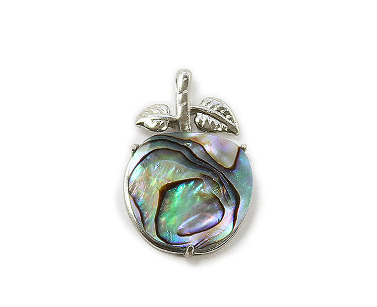 18x25mm Abalone Shell Apple Pendant