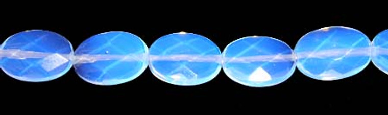 13x18mm Opalite Faceted Oval Beads