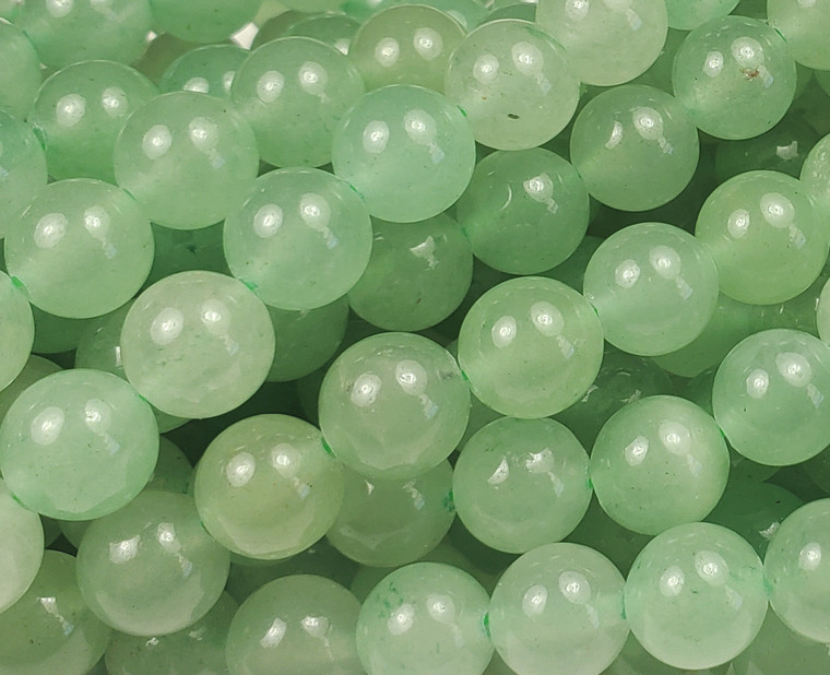 4mm Natural Green Aventurine Round Beads