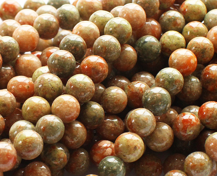 8mm Pink Jasper Round Beads