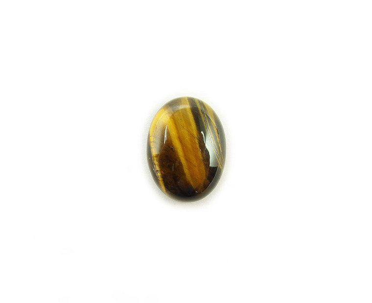 12x16mm Pack Of 5 Tiger Eye Small Oval Cabochon