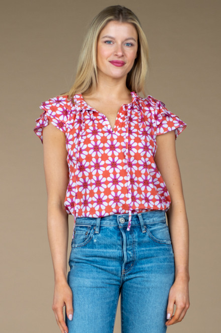Astrid Top in Daisy Chain