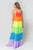Popsicle Halter Dress in Rainbow - PETITE