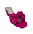 Sidney Bow Heel in Fuchsia