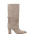 Larita Block Heel Boot in Taupe Suede