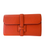 Leather H Clutch