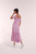 Soledad Long Dress in Pink Shadow