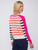 Sweater in Navy & Orange Stripe
