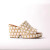 Frost Wedge in Canvas White Floral