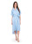 Rowan Dress in Sail/Blue Bell